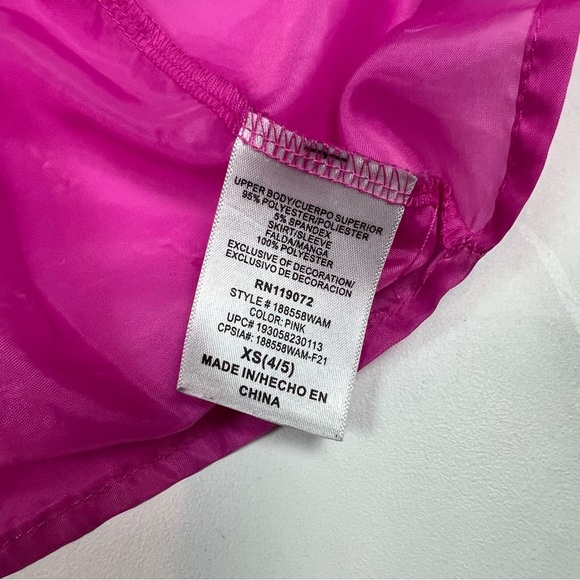 Nickelodeon Hooded Unicorn Dress Sz  XS || Jo Jo Siwa White Tutu /Tulle poof - Picture 13 of 14